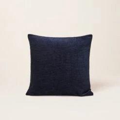 Housse De Coussin BAZYL Bleu Noir 12 Housse De Coussin BAZYL Bleu Noir -Maison Linge Magasin housse de coussin BAZYL 008276 B20 C1 4