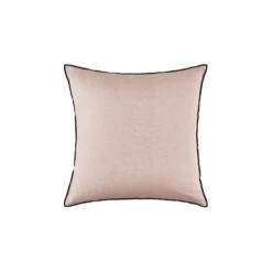 Housse De Coussin CARLINA Rose Poudré Et Bourdon Noir 17 Housse De Coussin CARLINA Rose Poudré Et Bourdon Noir -Maison Linge Magasin housse de coussin CARLINA 006407 RG C1 packshot