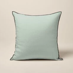 Housse De Coussin CARLINA Tilleul Et Bourdon Noir 11 Housse De Coussin CARLINA Tilleul Et Bourdon Noir -Maison Linge Magasin housse de coussin CARLINA 006407 V2G C4 4