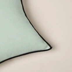 Housse De Coussin CARLINA Tilleul Et Bourdon Noir 12 Housse De Coussin CARLINA Tilleul Et Bourdon Noir -Maison Linge Magasin housse de coussin CARLINA 006407 V2G C4 5