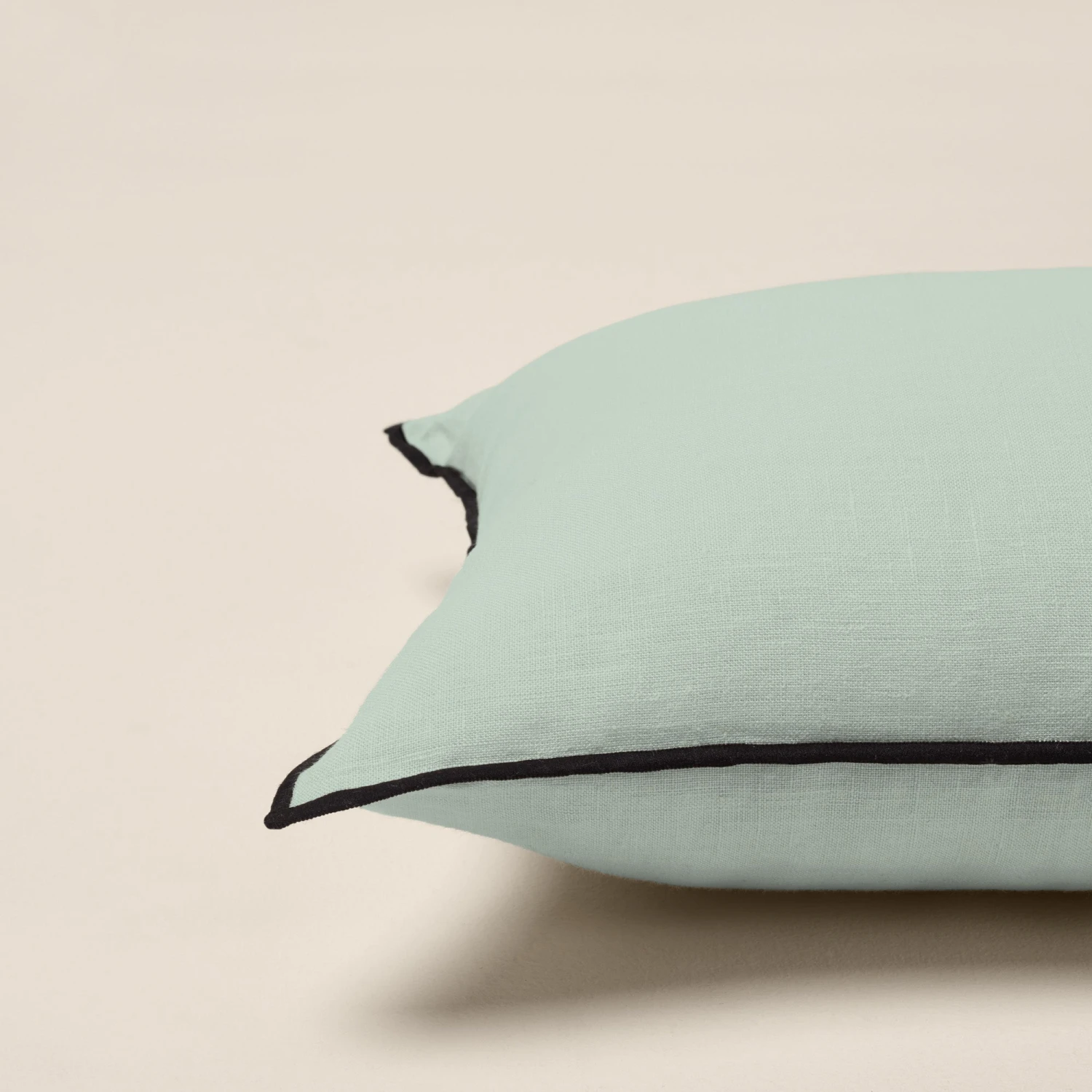 Housse De Coussin CARLINA Tilleul Et Bourdon Noir 6 Housse De Coussin CARLINA Tilleul Et Bourdon Noir – Image 6