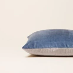 Housse De Coussin CASTIGLIONE Glacier Et Taupe -Maison Linge Magasin housse de coussin CASTIGLIONE 000606 B5 C1 5