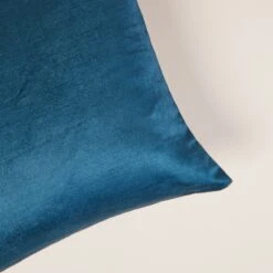 Housse De Coussin CASTIGLIONE Pétrole Et Taupe -Maison Linge Magasin housse de coussin CASTIGLIONE 000606 BV C1 6