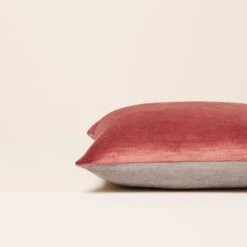 Housse De Coussin CASTIGLIONE Argile Rose Et Taupe 11 Housse De Coussin CASTIGLIONE Argile Rose Et Taupe -Maison Linge Magasin housse de coussin CASTIGLIONE 000606 O4 C1 5