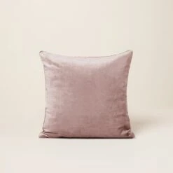 Housse De Coussin CASTIGLIONE Rose Poudré Et Taupe -Maison Linge Magasin housse de coussin CASTIGLIONE 000606 R2 C1 4
