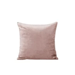 Housse De Coussin CASTIGLIONE Rose Poudré Et Taupe -Maison Linge Magasin housse de coussin CASTIGLIONE 000606 R2 C1 packshot