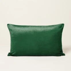 Housse De Coussin CASTIGLIONE Vert Pin Et Taupe