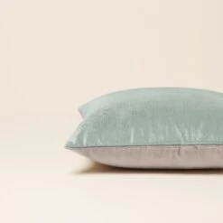 Housse De Coussin CASTIGLIONE Céladon Et Taupe 10 Housse De Coussin CASTIGLIONE Céladon Et Taupe -Maison Linge Magasin housse de coussin CASTIGLIONE 000606 V4 C1 5