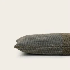 Housse De Coussin CHRISTO Kaki Grisé -Maison Linge Magasin housse de coussin CHRISTO 008999 GV CM 6