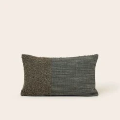 Housse De Coussin CHRISTO Kaki Grisé
