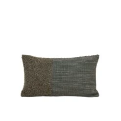 Housse De Coussin CHRISTO Kaki Grisé -Maison Linge Magasin housse de coussin CHRISTO 008999 GV CM packshot