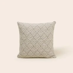 Housse De Coussin EREBUS Ivoire Et Grisé -Maison Linge Magasin housse de coussin EREBUS 008996 NG C1 4