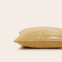 Housse De Coussin ESRA Jaune Ocre -Maison Linge Magasin housse de coussin ESRA 008882 J18 C1 6