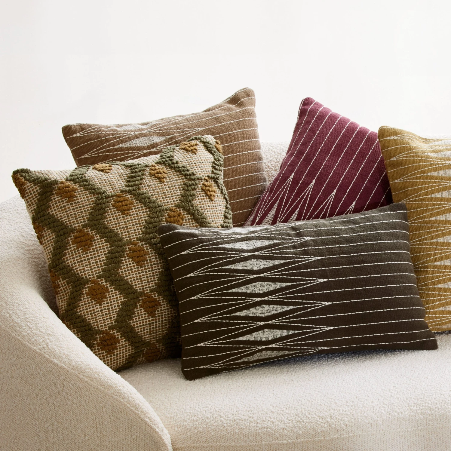 Housse De Coussin ESRA Havane 2 Housse De Coussin ESRA Havane – Image 2