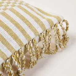 Housse De Coussin FARIK Ivoire Et Moutarde -Maison Linge Magasin housse de coussin FARIK 008424 WJ C1 7