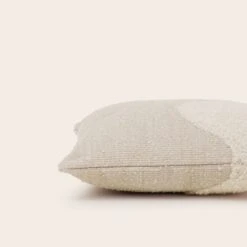 Housse De Coussin FLOKIE Ivoire -Maison Linge Magasin housse de coussin FLOKIE 008998 N1 C1 6