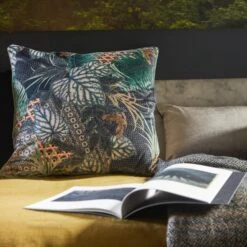 Housse De Coussin GUALPA Bleu Nuit -Maison Linge Magasin housse de coussin GUALPA 006376 Z5 C4 1