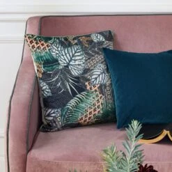 Housse De Coussin GUALPA Bleu Nuit -Maison Linge Magasin housse de coussin GUALPA 006376 Z5 C4 2