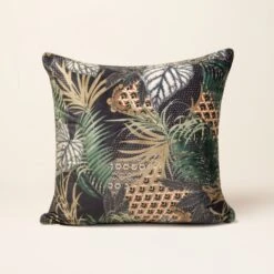 Housse De Coussin GUALPA Bleu Nuit -Maison Linge Magasin housse de coussin GUALPA 006376 Z5 C4 4