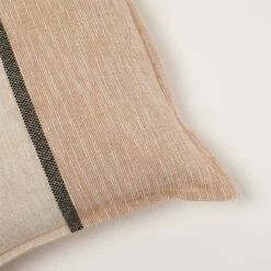 Housse De Coussin HARI Naturel Et Brun -Maison Linge Magasin housse de coussin HARI 007970 NM C4 5