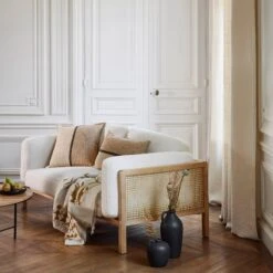 Housse De Coussin HARI Naturel Et Brun -Maison Linge Magasin housse de coussin HARI 007970 NM C4 9