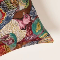 Housse De Coussin JUNGLE BIRDS Terrako -Maison Linge Magasin housse de coussin JUNGLEBIRDS 003880 MZ10 C1 5