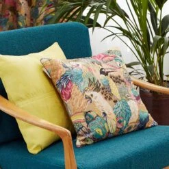 Housse De Coussin JUNGLE BIRDS Macao -Maison Linge Magasin housse de coussin JUNGLEBIRDS 003880 Z10 C1 1