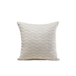 Housse De Coussin KAPLAN Ivoire Et Naturel -Maison Linge Magasin housse de coussin KAPLAN 009079 WN C4 packshot