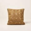 Housse De Coussin KARTY Naturel Jaune Doré