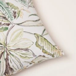 Housse De Coussin KELADY Ivoire Et Verts -Maison Linge Magasin housse de coussin KELADY 008635 NV C1 5