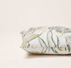 Housse De Coussin KELADY Ivoire Et Verts -Maison Linge Magasin housse de coussin KELADY 008635 NV C1 6