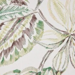 Housse De Coussin KELADY Ivoire Et Verts -Maison Linge Magasin housse de coussin KELADY 008635 NV C1 7