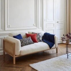 Housse De Coussin KEYA Encre -Maison Linge Magasin housse de coussin KEYA 008191 B20 C1 9