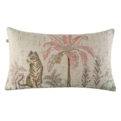 Housse De Coussin LAKKARDA Beige Et Pastels -Maison Linge Magasin housse de coussin LAKKARDA 008639 NZ3 CM packshot