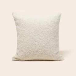 Housse De Coussin LEONARD Beige Doux -Maison Linge Magasin housse de coussin LEONARD 007619 N2 C4 4
