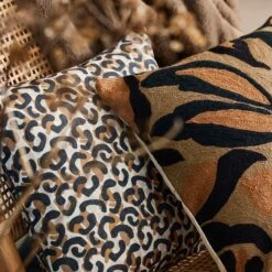 Housse De Coussin LEO Fauve -Maison Linge Magasin housse de coussin LEO 007720 NM C1 1