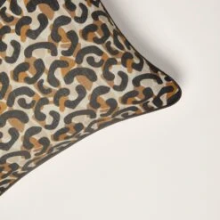 Housse De Coussin LEO Fauve -Maison Linge Magasin housse de coussin LEO 007720 NM C1 5