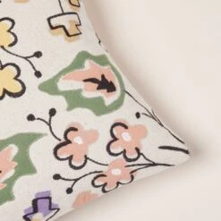 Housse De Coussin LOUISINE Naturel Et Pastels -Maison Linge Magasin housse de coussin LOUISINE 008614 NZ4 CM 5
