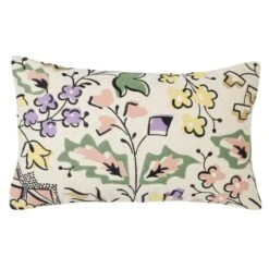 Housse De Coussin LOUISINE Naturel Et Pastels -Maison Linge Magasin housse de coussin LOUISINE 008614 NZ4 CM packshot