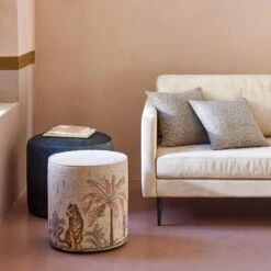 Housse De Coussin MAHARA Beige Et Pastels -Maison Linge Magasin housse de coussin MAHARA 008638 NZ4 C1 2