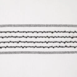 Housse De Coussin MALAY Blanc Et Noir -Maison Linge Magasin housse de coussin MALAY 007868 WG C1 8