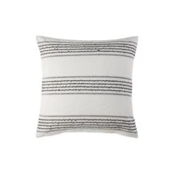 Housse De Coussin MALAY Blanc Et Noir -Maison Linge Magasin housse de coussin MALAY 007868 WG C1 packshot