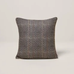 Housse De Coussin MALIA Noir Et Naturel -Maison Linge Magasin housse de coussin MALIA 007568 WG C1 4