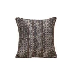 Housse De Coussin MALIA Noir Et Naturel -Maison Linge Magasin housse de coussin MALIA 007568 WG C1 packshot
