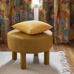 Housse De Coussin MARCELO Ocre Jaune -Maison Linge Magasin housse de coussin MARCELO 009002 J18 C1 1