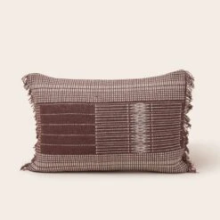 Housse De Coussin MELKI Brun -Maison Linge Magasin housse de coussin MELKI 008880 M10 C8 4