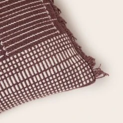 Housse De Coussin MELKI Brun -Maison Linge Magasin housse de coussin MELKI 008880 M10 C8 5