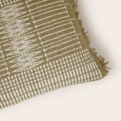 Housse De Coussin MELKI Olive Douce -Maison Linge Magasin housse de coussin MELKI 008880 V7 CM 5
