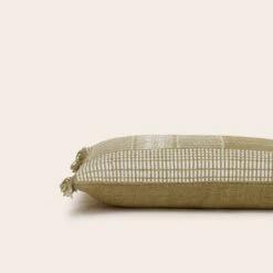 Housse De Coussin MELKI Olive Douce -Maison Linge Magasin housse de coussin MELKI 008880 V7 CM 6