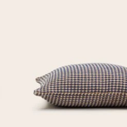 Housse De Coussin MIKENO Bleu Et Naturel -Maison Linge Magasin housse de coussin MIKENO 008904 BN C1 6